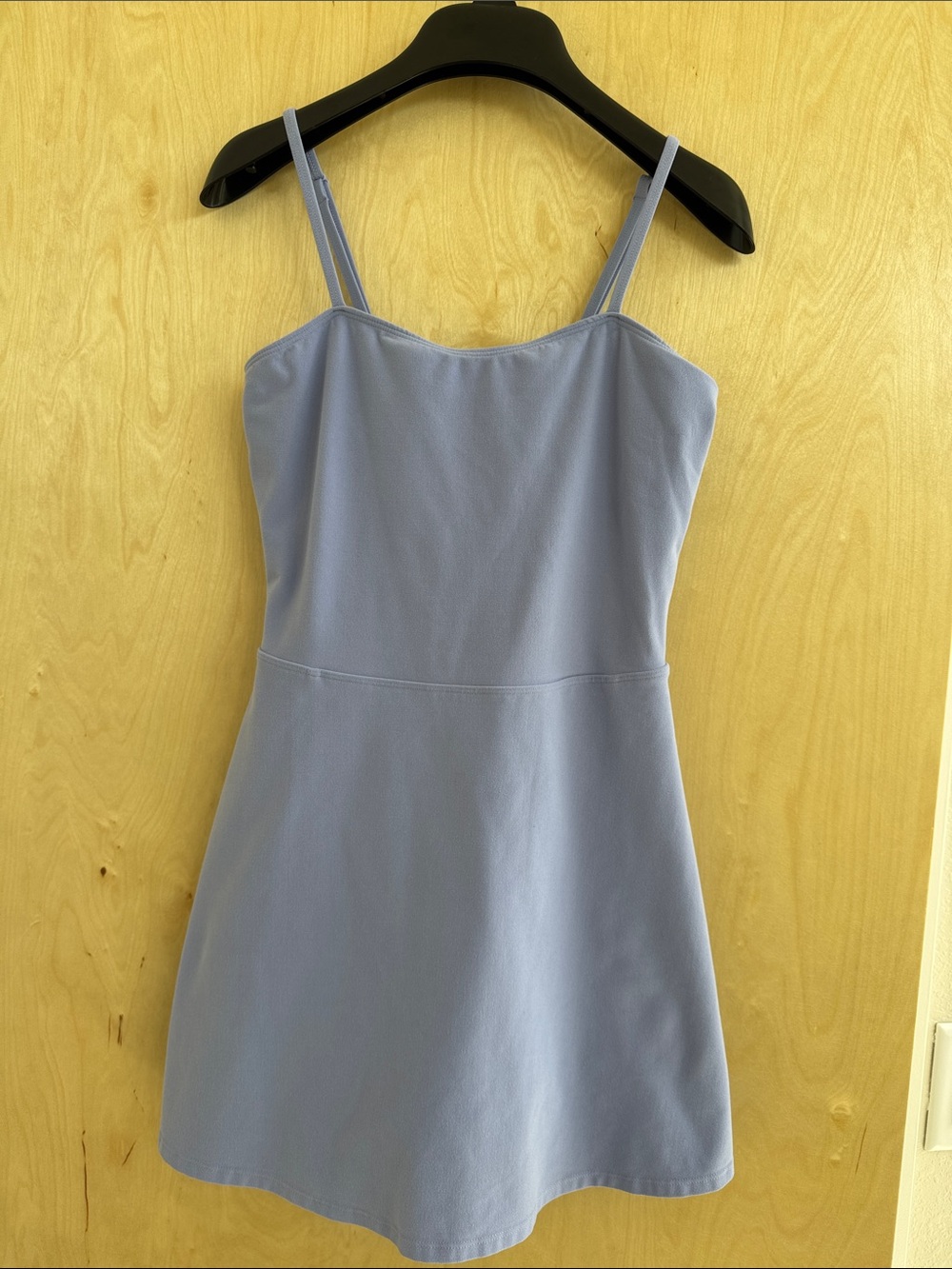 Alo Spaghetti-Strap Lavender Athletic Dress